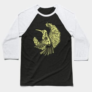 Hummingbird with Flower Baseball T-Shirt